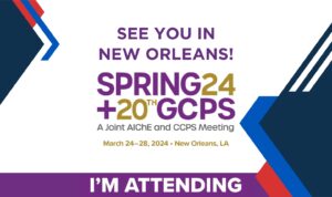 Join AcuTech at the 2024 AIChE Spring Meeting & GCPS! Watch technical presentations & visit booth 217 to discuss partnering.